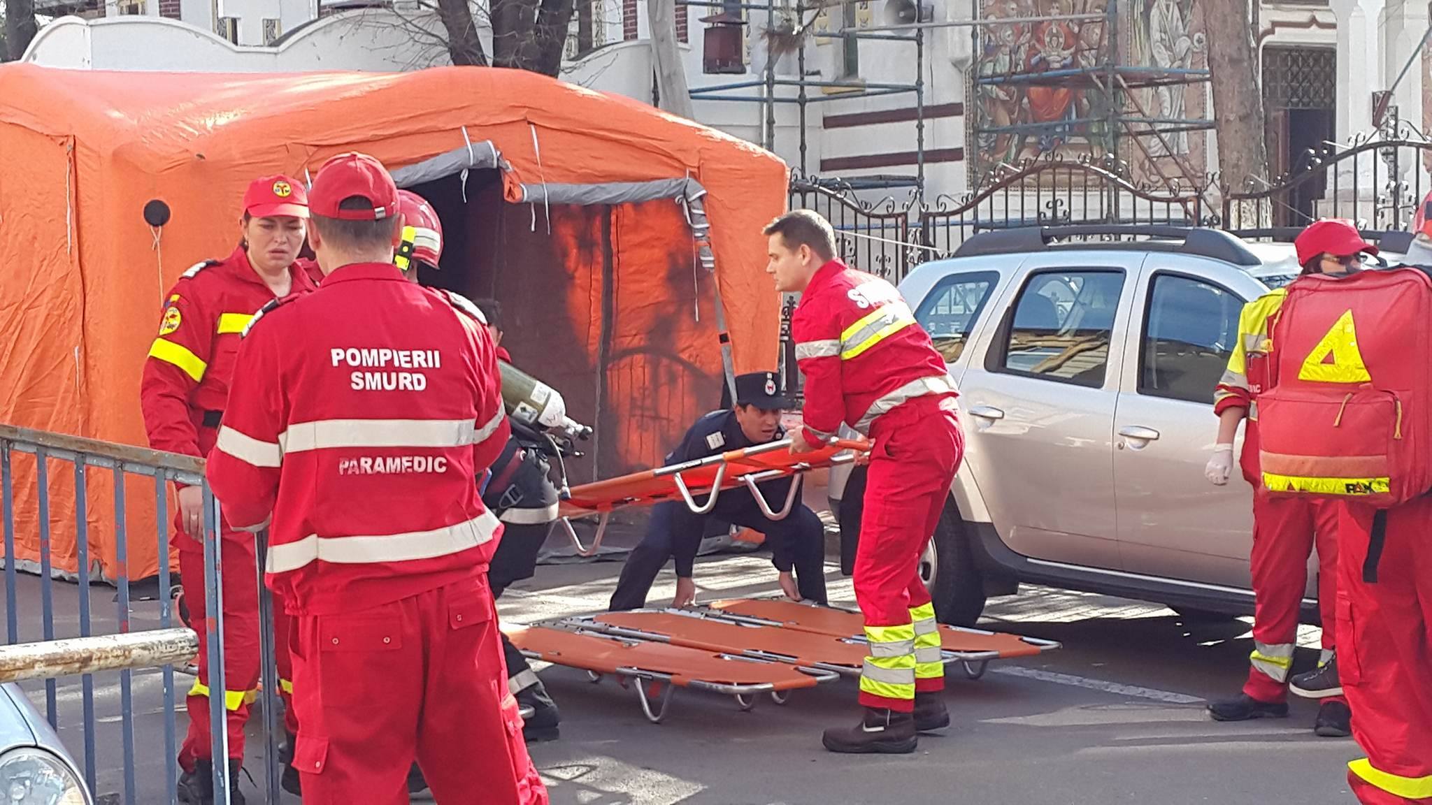 FOTO: Cod roșu la Tomis Mall – Exercițiu ISU
