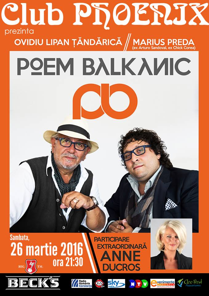 Ovidiu Lipan Țăndărică și Marius Preda în concert pe scena clubului Phoenix