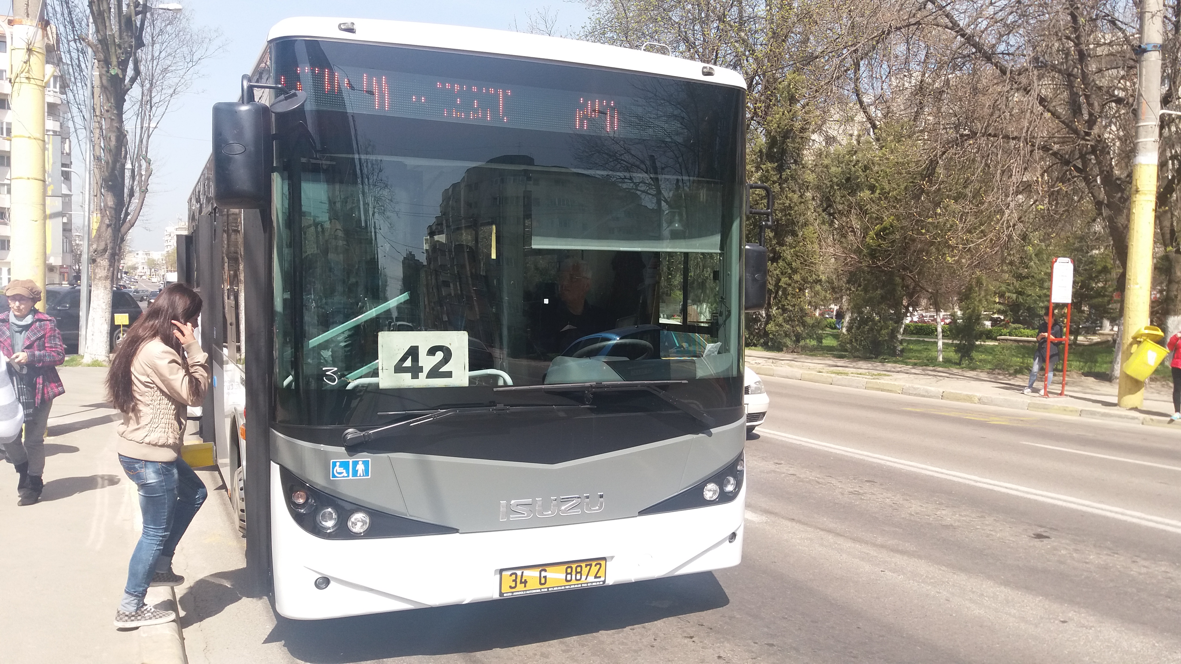 CONSTANȚA. Minibus în teste pe linia 42