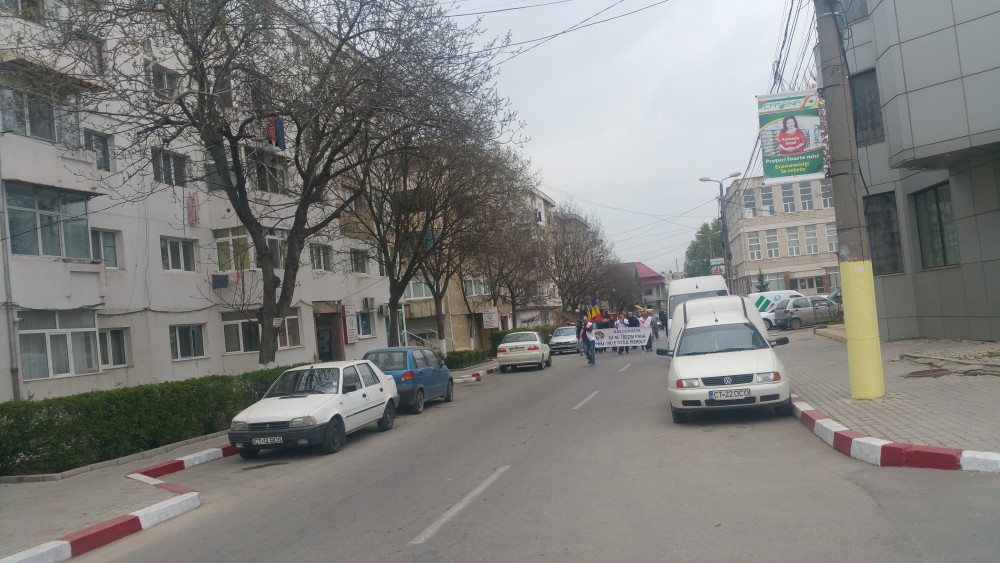 NĂVODARI: Protest pe străzile orașului