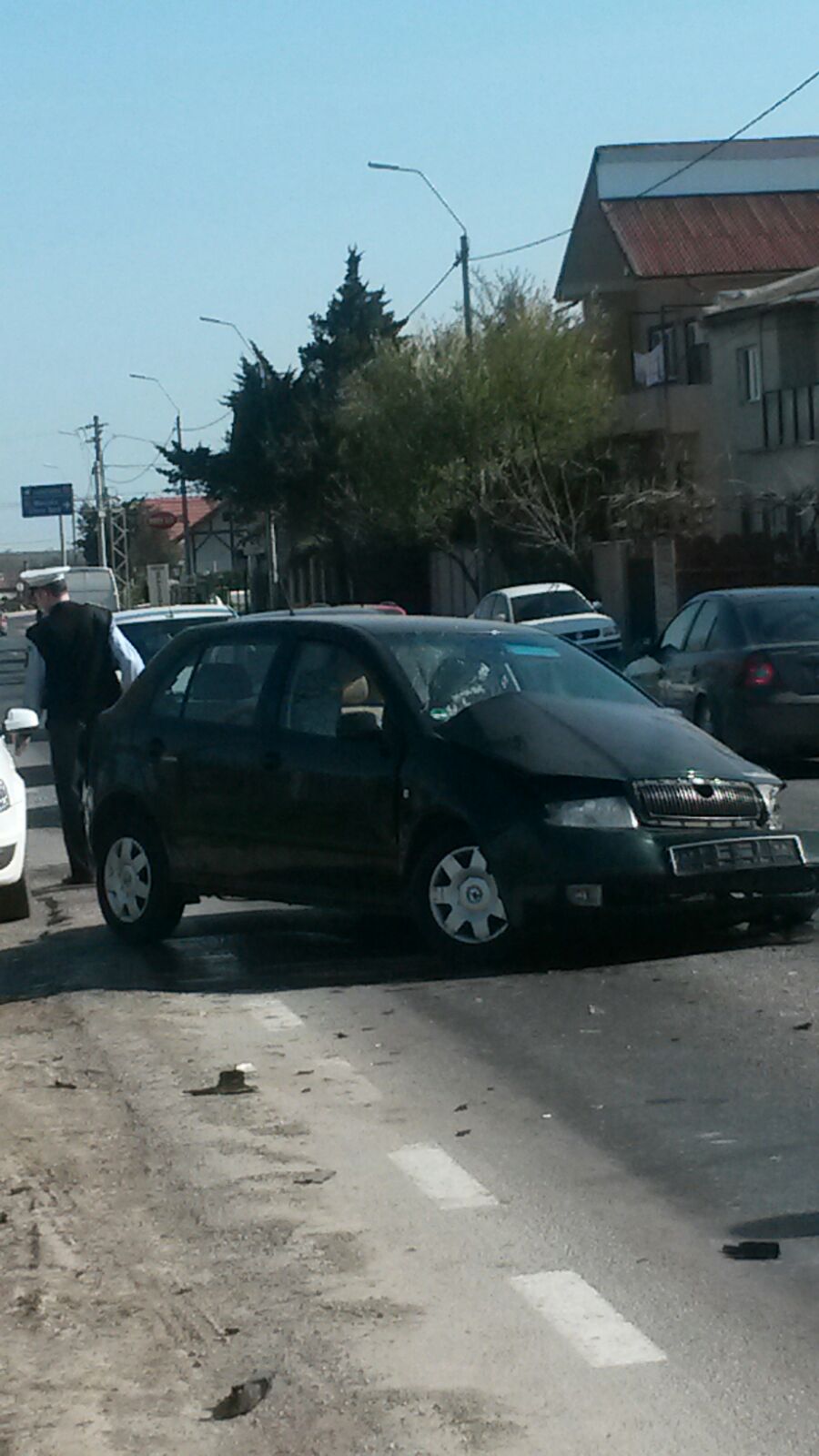 (FOTO) Accident rutier GRAV la Agigea
