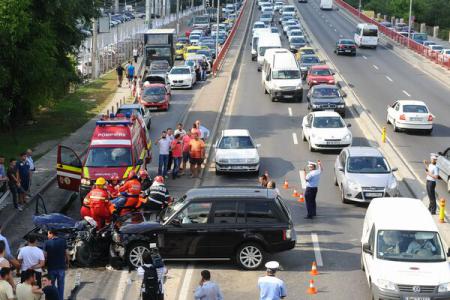 Circulația rutieră pe DN1 București – Ploiești este îngreunată