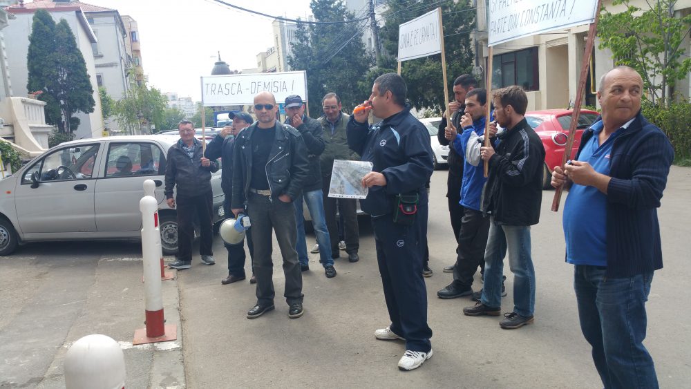 CONSTANȚA: Protest al locuitorilor din Palazu Mare
