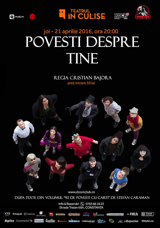 POVEȘTI DESPRE TINE – un spectacol nonconformist