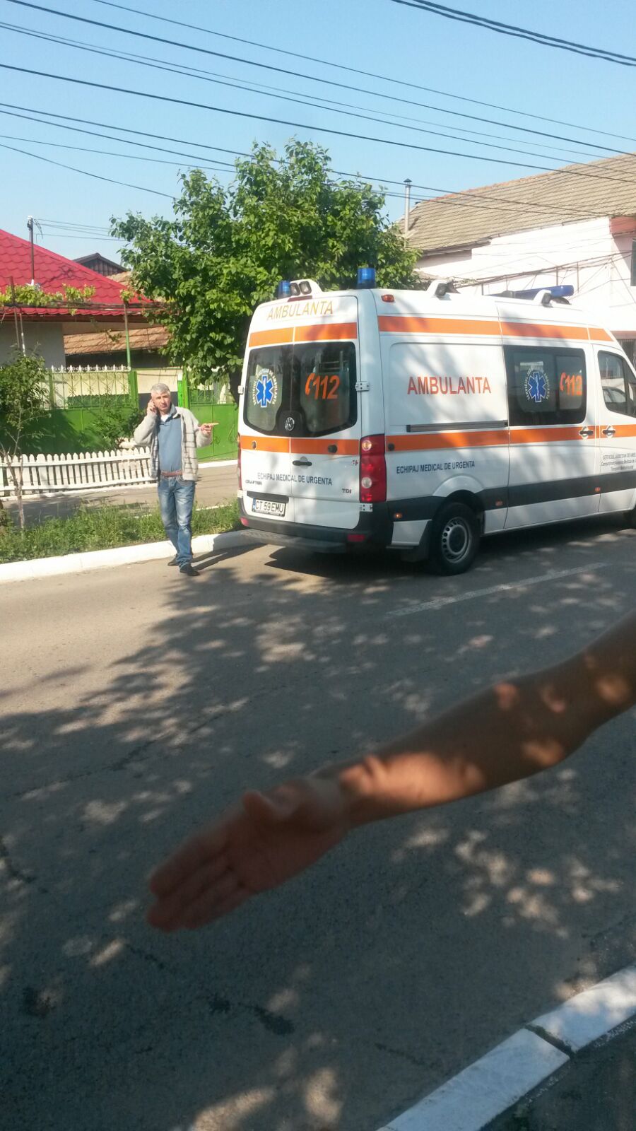 Accident rutier în zona Hârșova