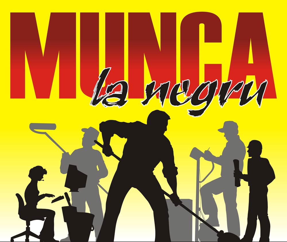 Românii muncesc „la negru”