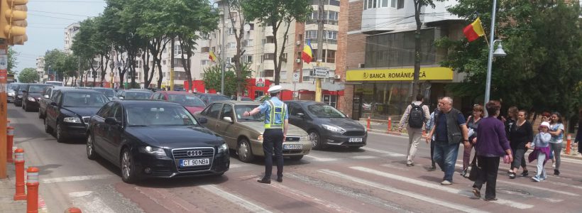 Constanța. HAOS în trafic, bulevardul Tomis, blocat