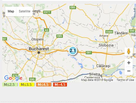 CUTREMURE în Călărași și Buzău