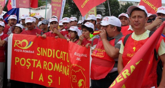 Poștașii, în stradă
