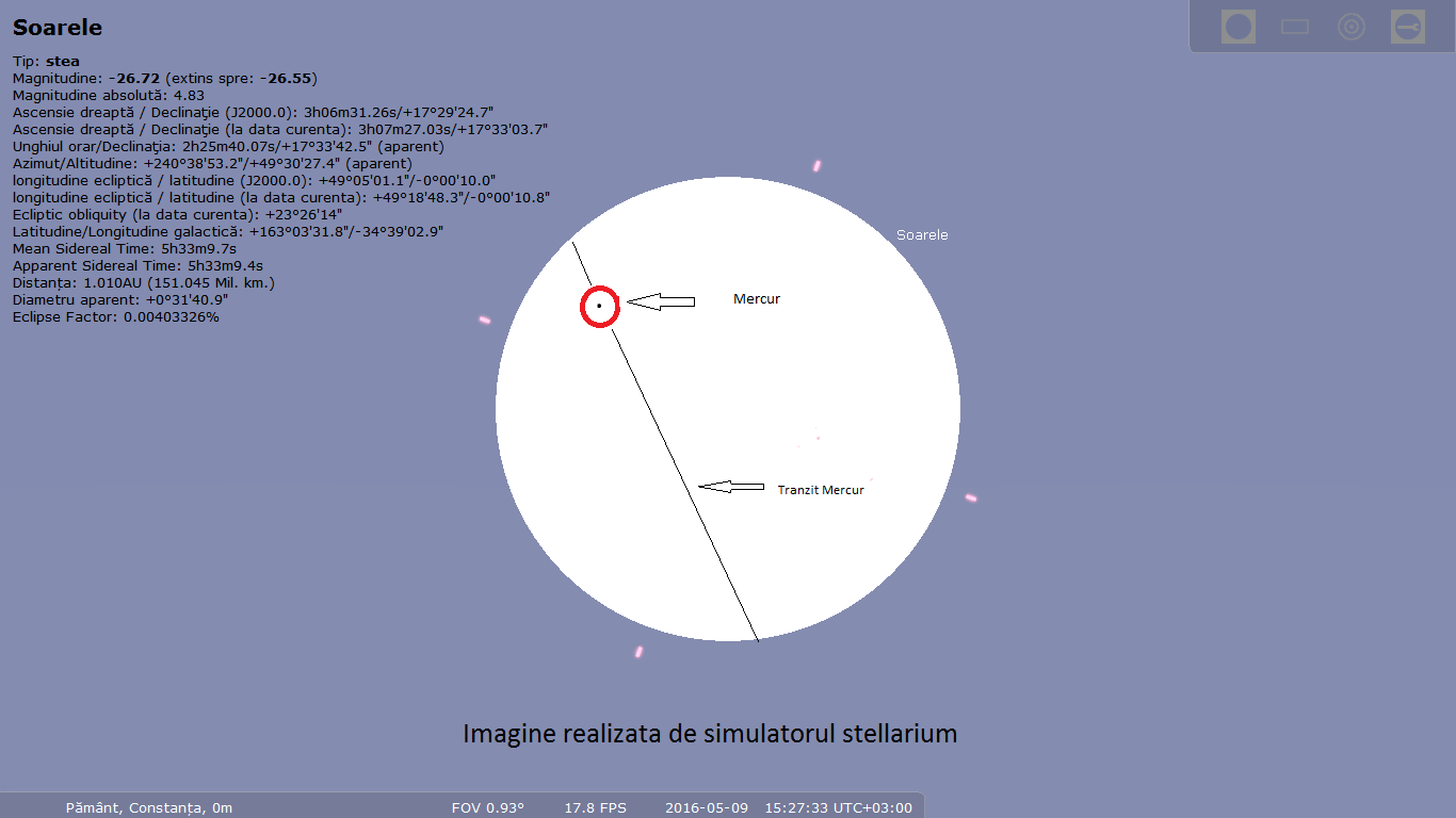 La Constanța va putea fi observat un fenomen astronomic rar