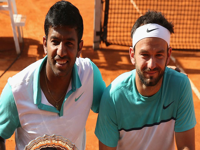 Mergea și Bopanna continuă, Tecău și Rojer au pierdut la Roma
