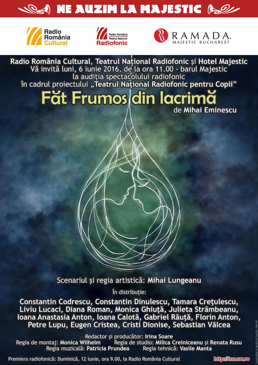 Făt Frumos din lacrimă de Mihai Eminescu, la Radio România Cultural
