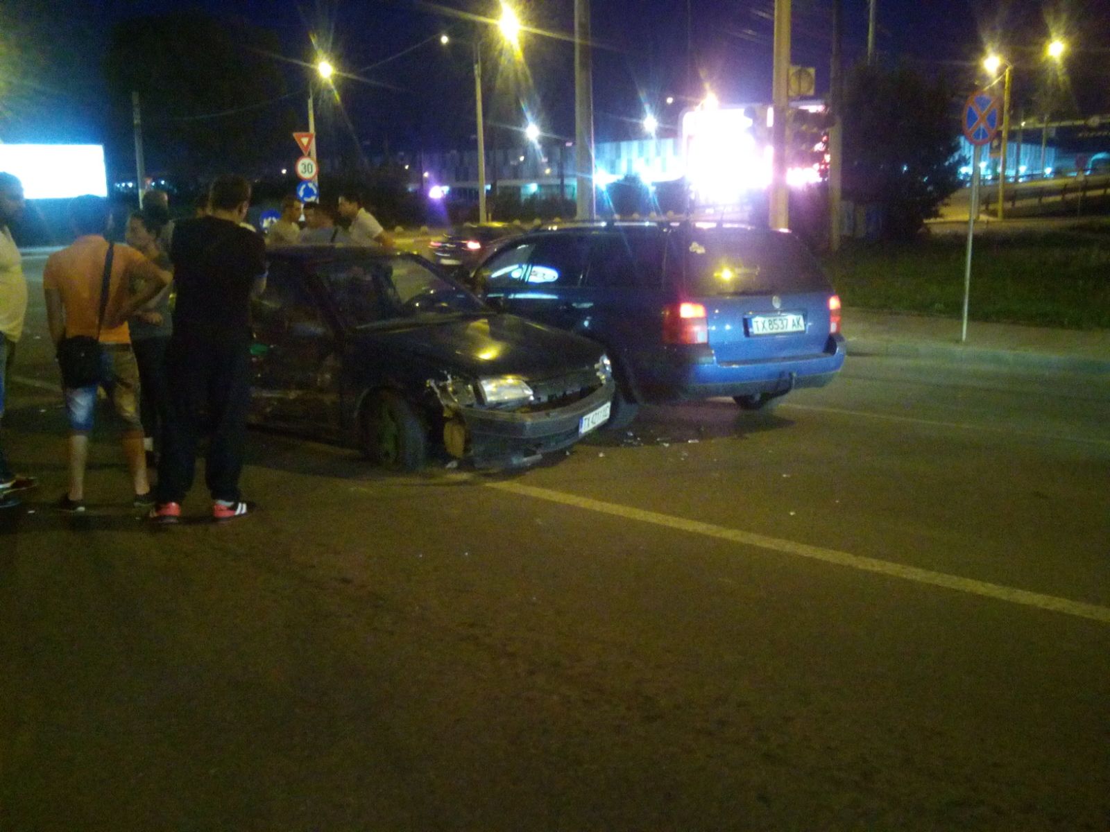 (FOTO) Accident rutier în zona Pod Butelii