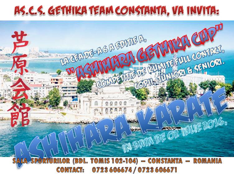 La Constanța va avea loc „Ashihara Gethika Cup”