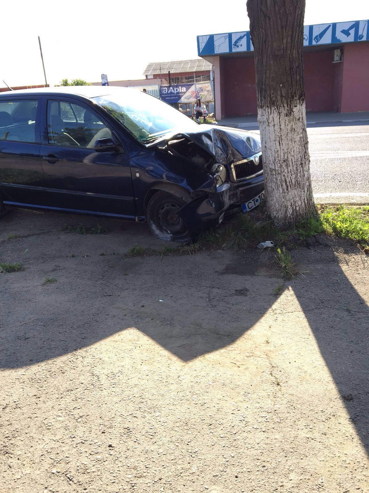 (FOTO) Accident rutier la Eforie Sud