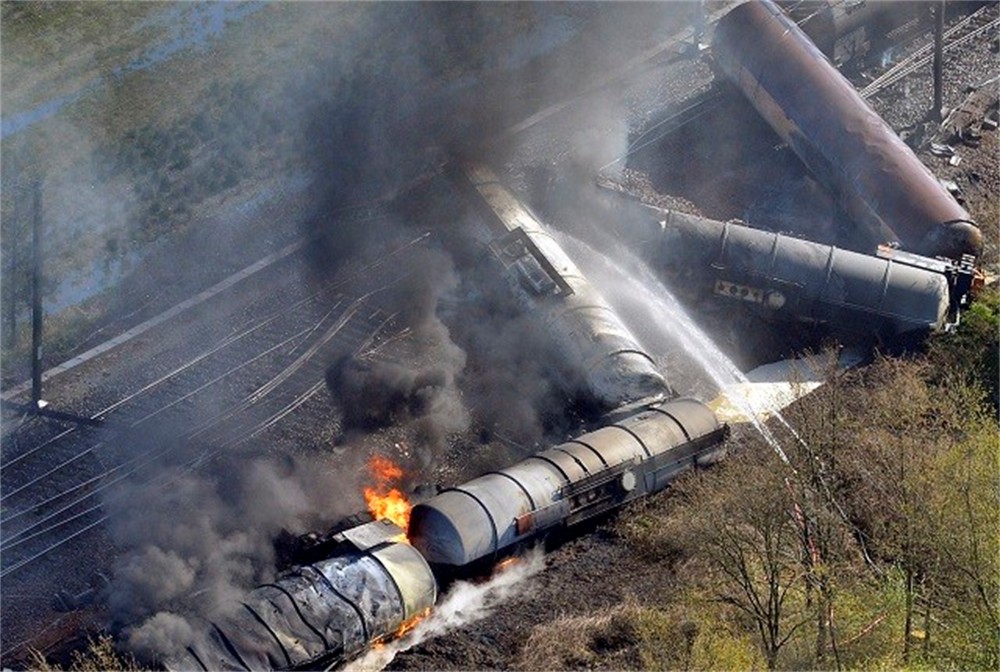 Bilanţ grav. ACCIDENT feroviar