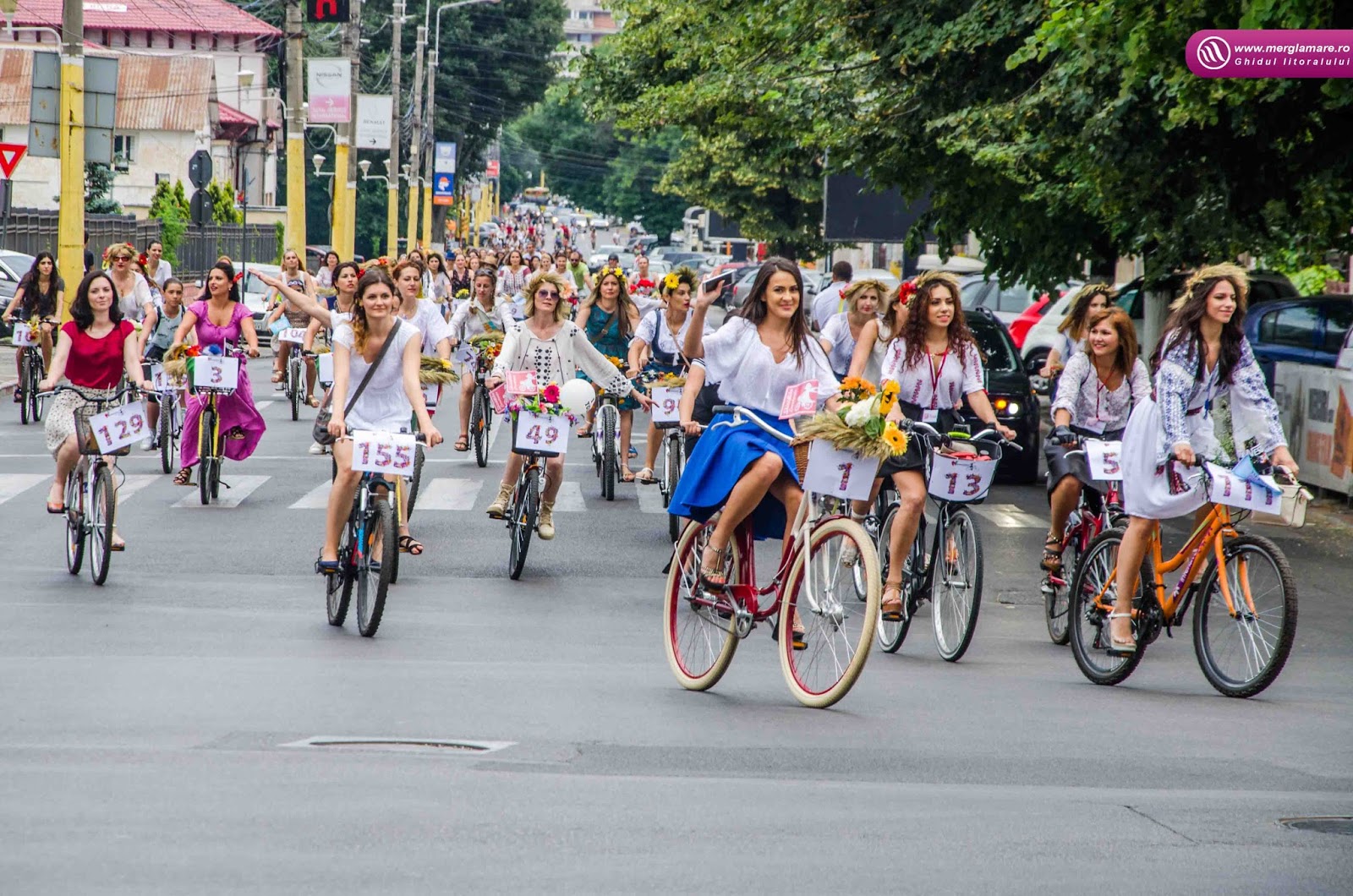 Skirtbike Constanța 2016. Doamnele și domnișoarele pedalează