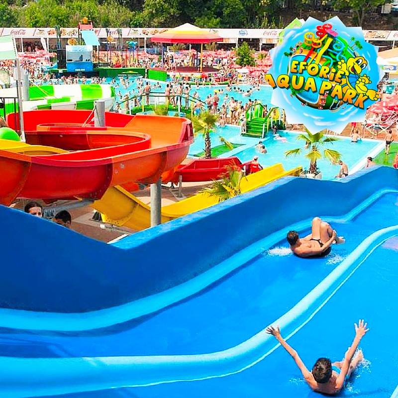 VIDEO: Aqua Park Eforie Nord s-a redeschis de ieri