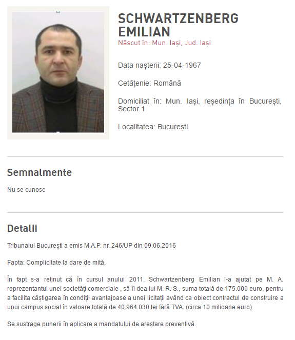 Elan Schwartzenberg dat în urmărire națională în dosarul Campusului social „Henri Coandă”