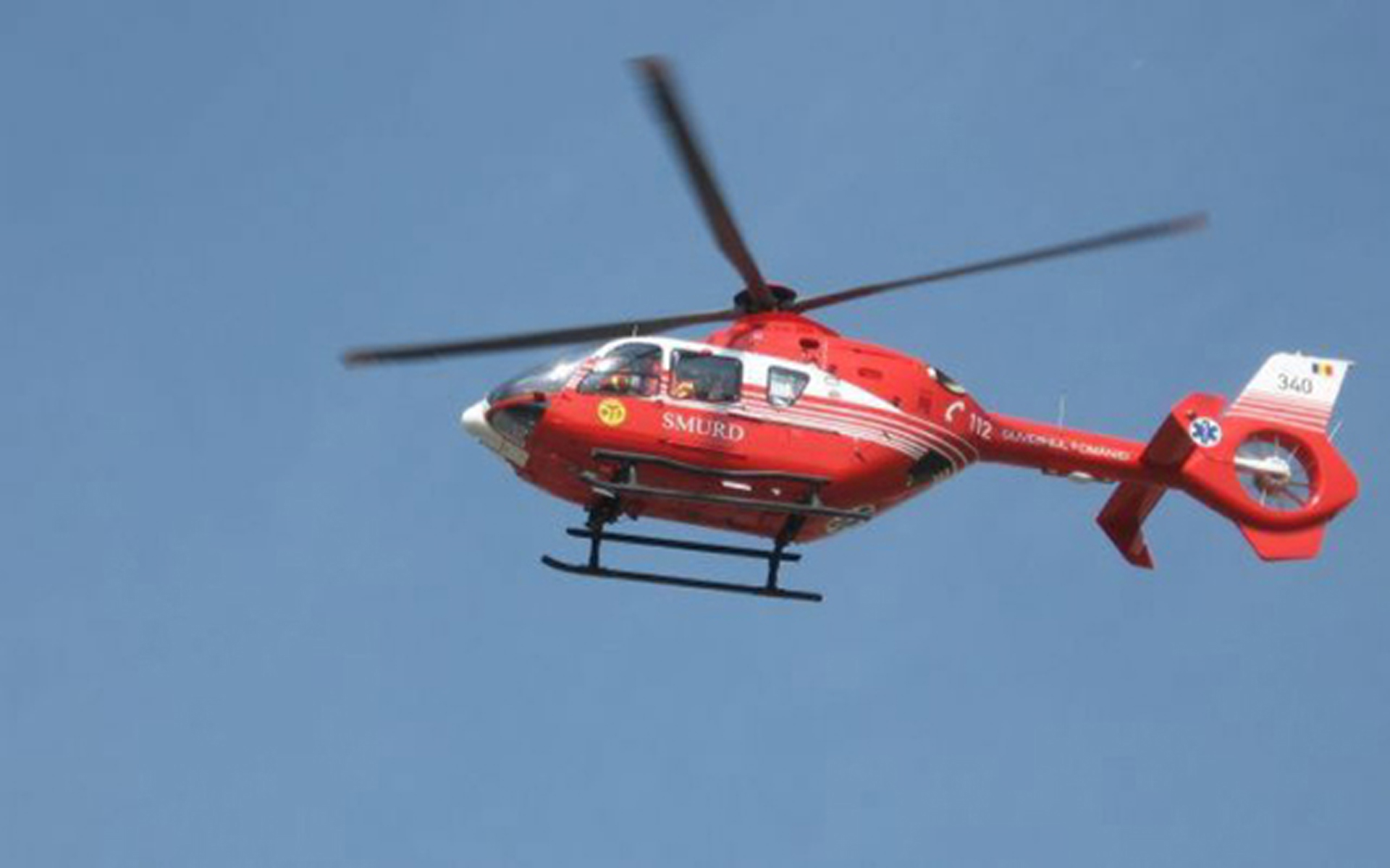 TULCEA: Un elicopter SMURD intervine în Delta Dunării