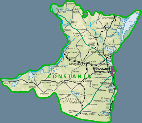 Județul Constanța: Repartizarea pe partide a procentelor pentru funcția de primar (date parțiale)