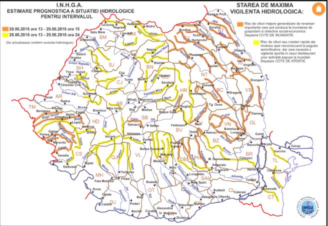 COD GALBEN pe râurile mici din judeţele Constanţa și Tulcea
