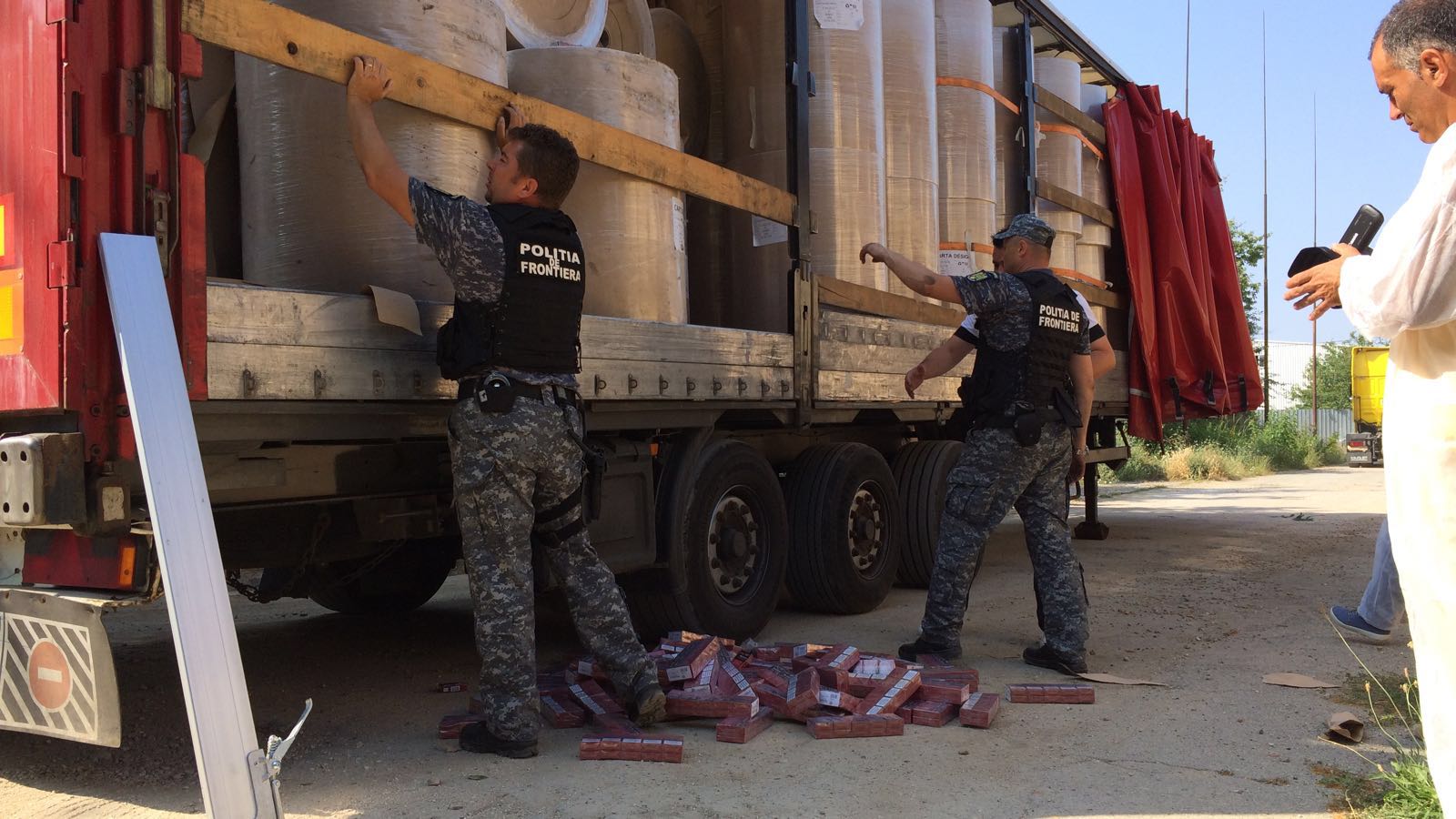 CONSTANȚA. Țigări de contrabandă în valoare de peste 2,5 milioane de lei, confiscate de Poliția de Frontieră