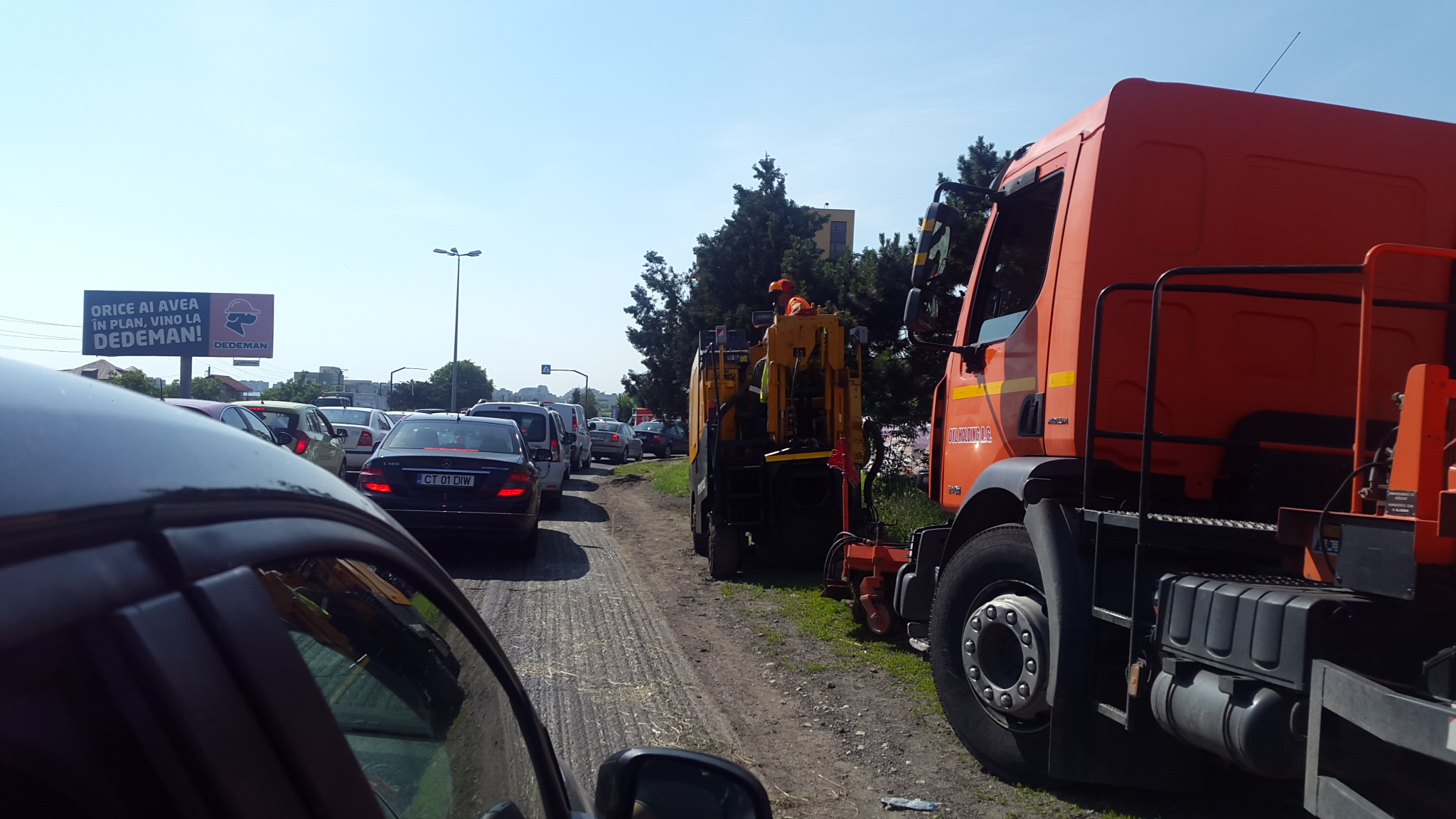 FOTO: Trafic de coșmar la intrarea în Constanța