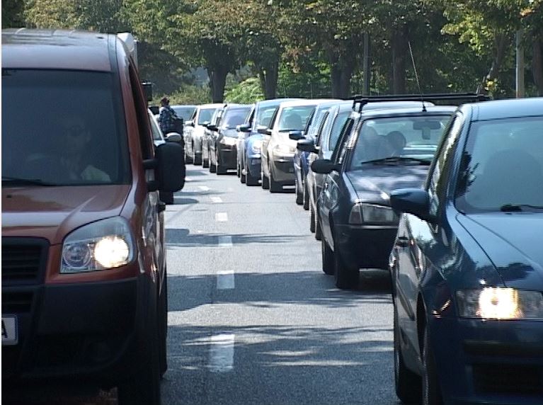 Trafic intens pe DN39, A2 şi DN1