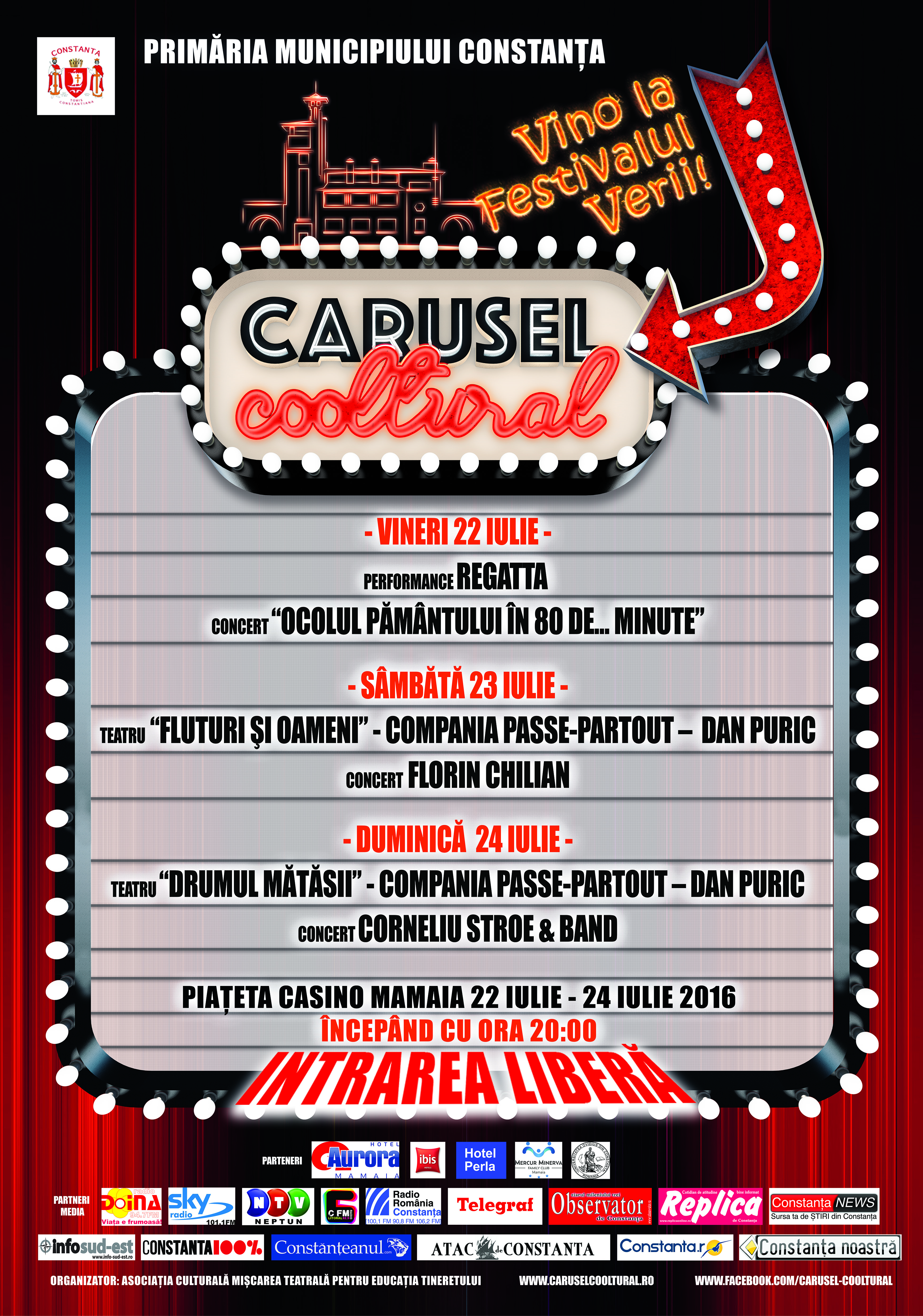 MAMAIA:Teatru și concerte în „Caruselul Cooltural”