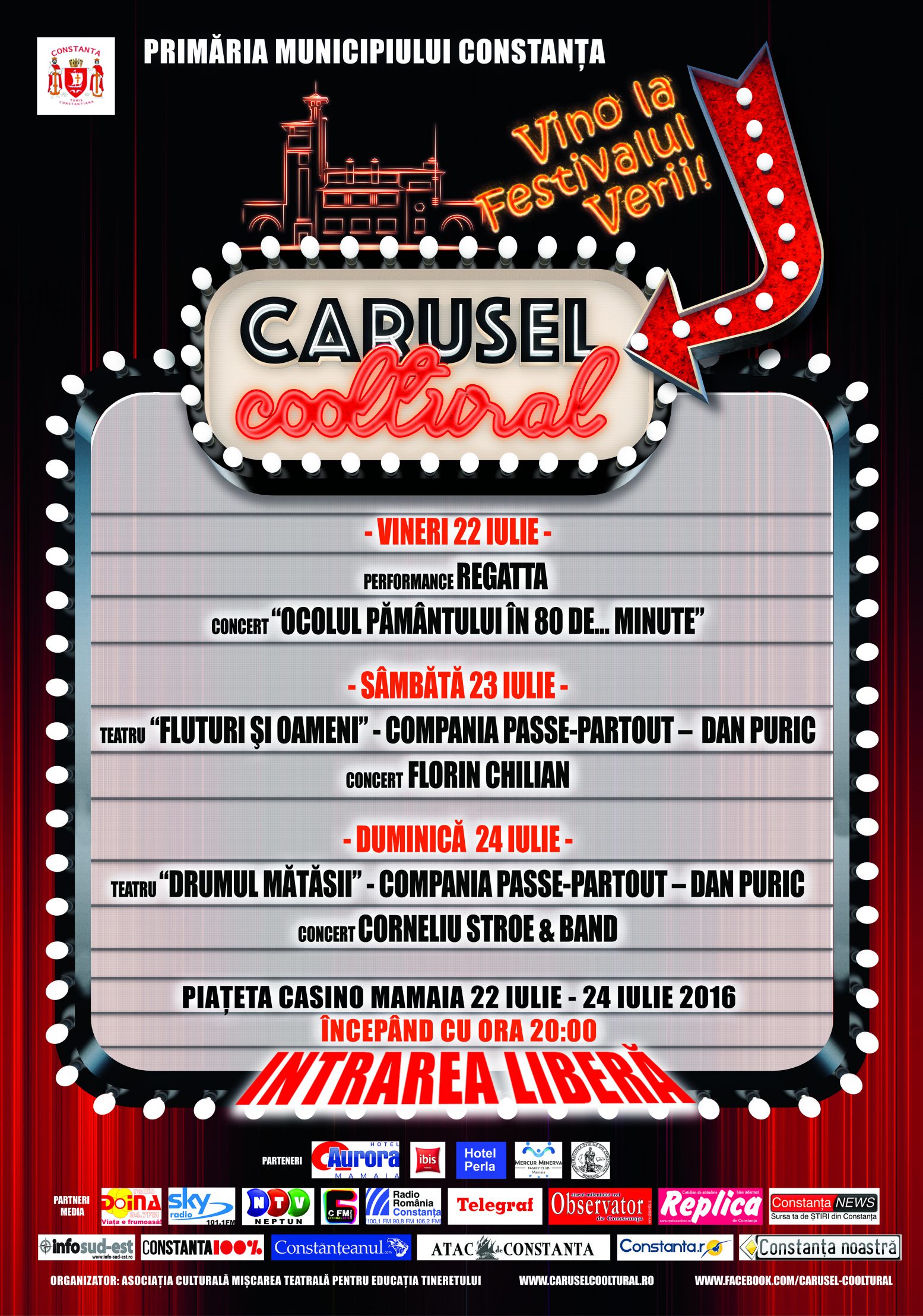 MAMAIA: Festivalul Verii 2016 – „Carusel Cooltural“ continuă