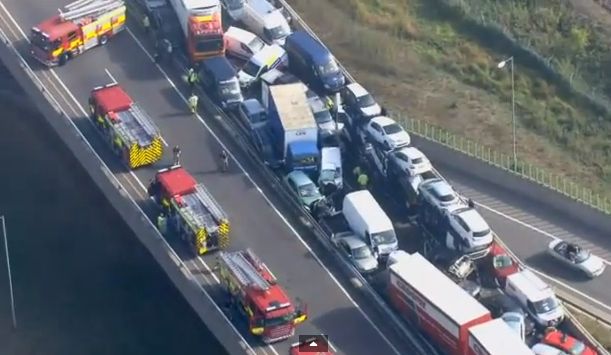 UPDATE Accident pe Autostrada Soarelui. Trafic îngreunat spre mare