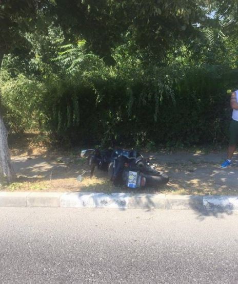 Motociclist accidentat la Eforie