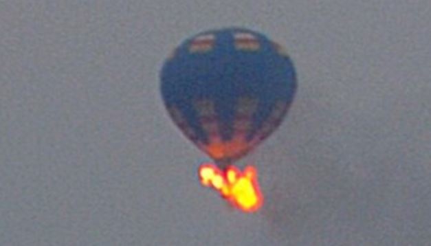 SUA: Mai multe persoane au murit, după ce un balon cu aer cald a luat foc