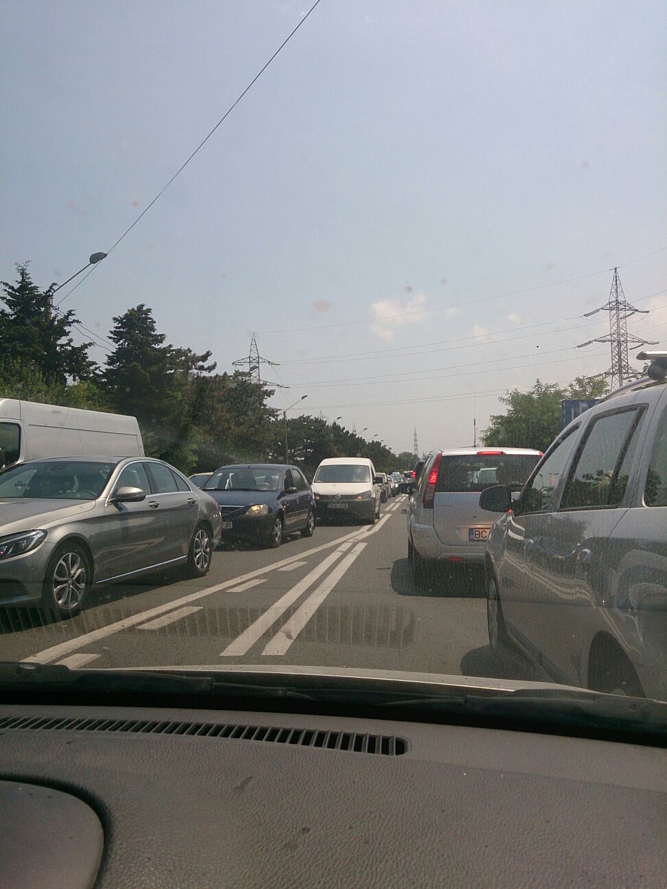 UPDATE – Trafic îngreunat între Eforie Sud şi Eforie Nord