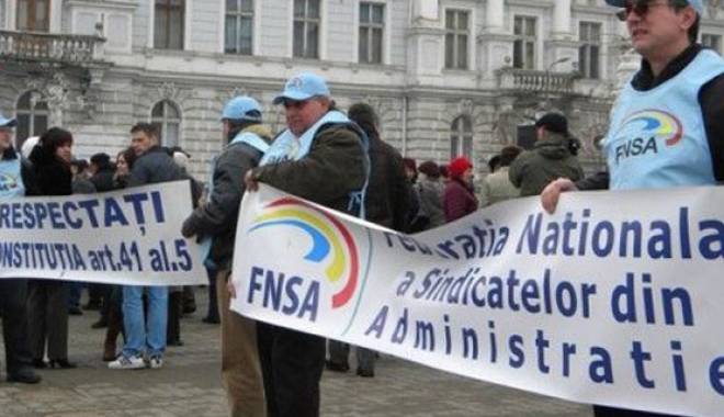 Sindicaliștii din administrație suspendă GREVA generală