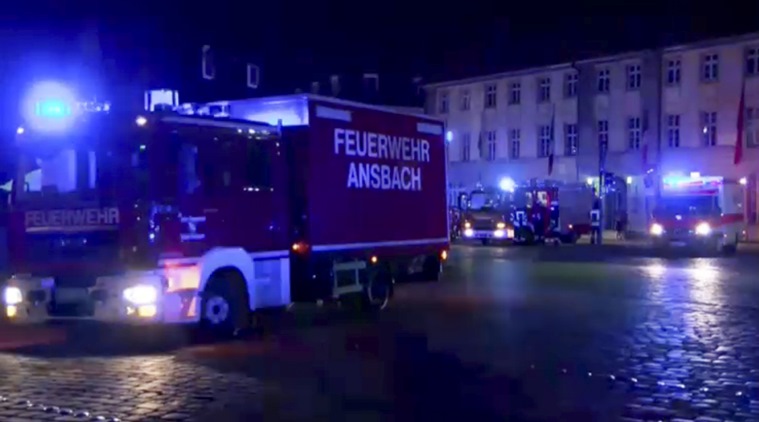 VIDEO: Explozie în apropiere de Nürnberg, Germania. Bărbatul care a provocat explozia, un refugiat sirian de 27 de ani, a decedat
