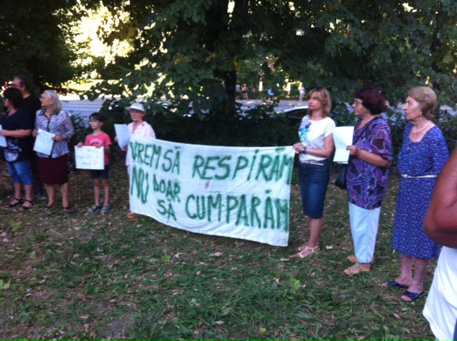 Protest în CONSTANȚA. Făgădău, ÎNAINTE de alegeri: ”EXCLUS să se mai construiască pe spațiile verzi!”