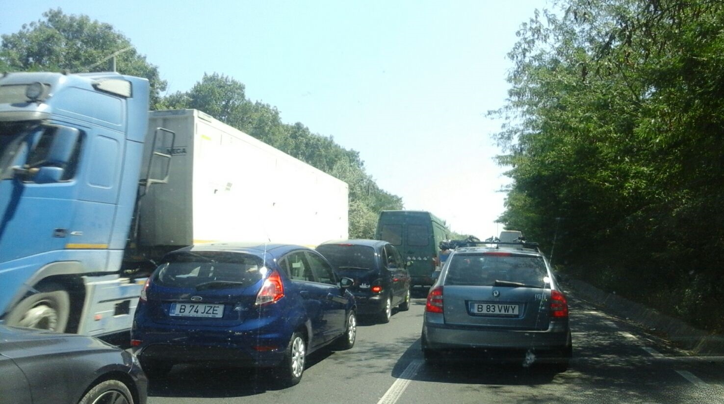 Se circulă bară la bară între Eforie Sud și Agigea (FOTO)