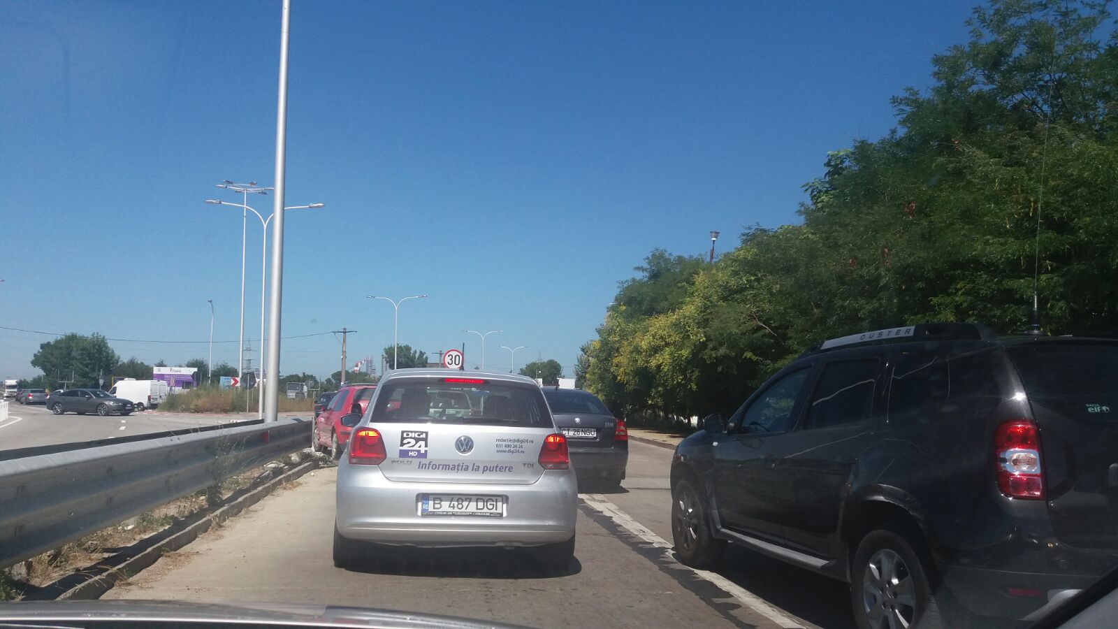 Traficul rutier pe DN39 este intens. Vezi rute ocolitoare