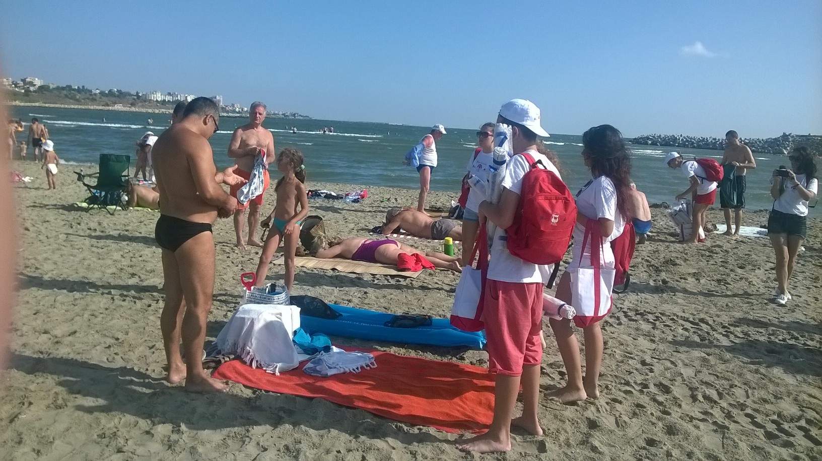 FOTO – Brățara de vacanță, pe plaja MODERN din Constanța
