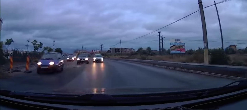 VIDEO – Manevră potențial MORTALĂ pe șoseaua dintre Mamaia și Năvodari