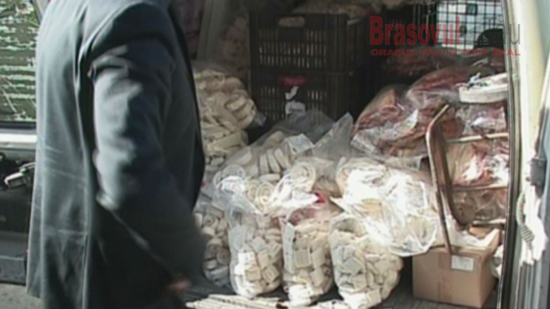 OVIDIU. O tonă de carne și brânzeturi expirate, descoperite în depozitul unei societăți comerciale