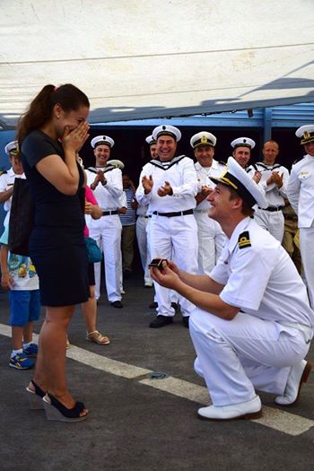 ZIUA MARINEI. O altfel de cerere în căsătorie!