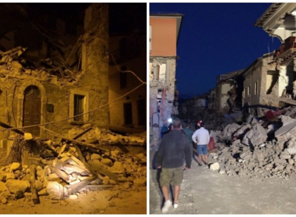 ITALIA. Patru români INTERNAȚI în urma cutremurului