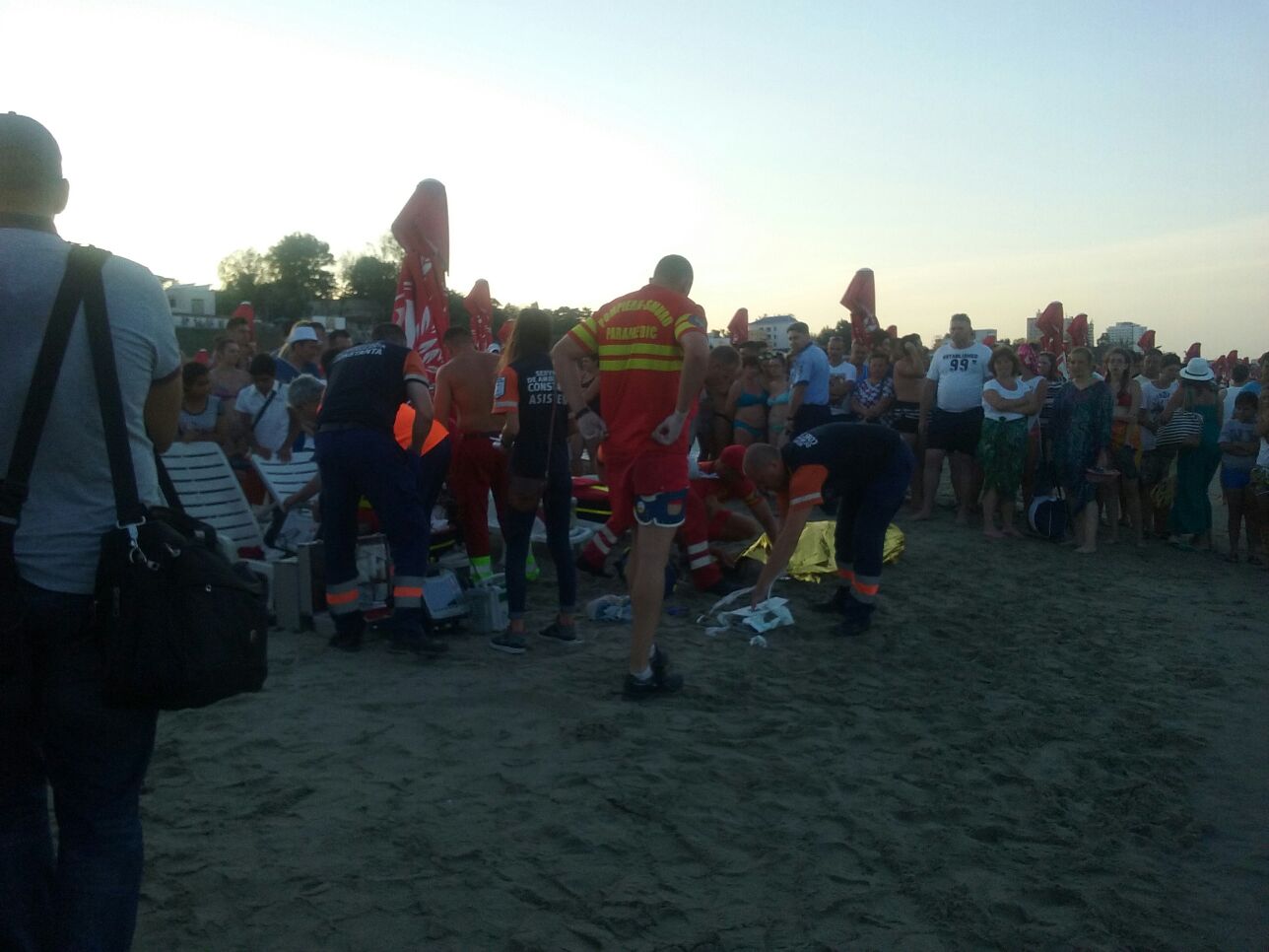 VIDEO: Tragedie la Eforie. Un bărbat s-a înecat
