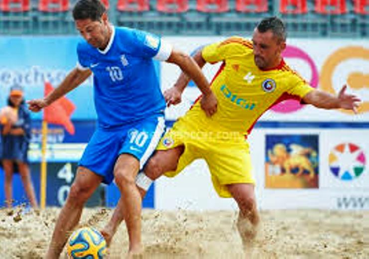 Naţionala de fotbal pe plajă a României joacă în turneul de menţinere-promovare din Italia
