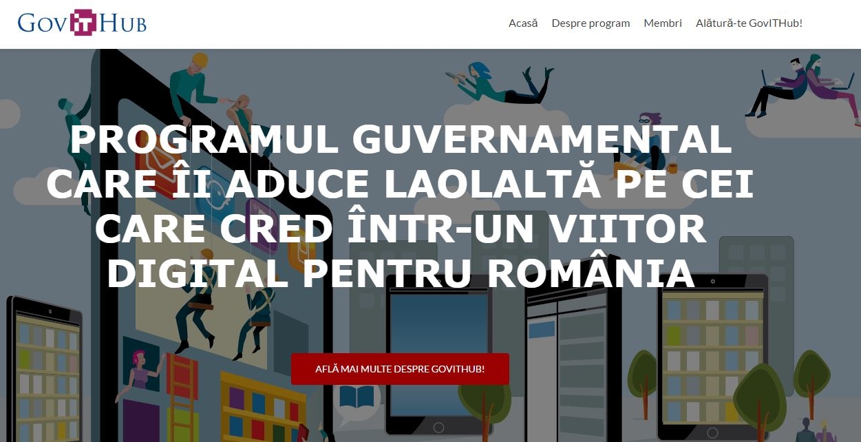 Peste o mie de voluntari înscriși la GovITHub în mai puțin de două săptămâni