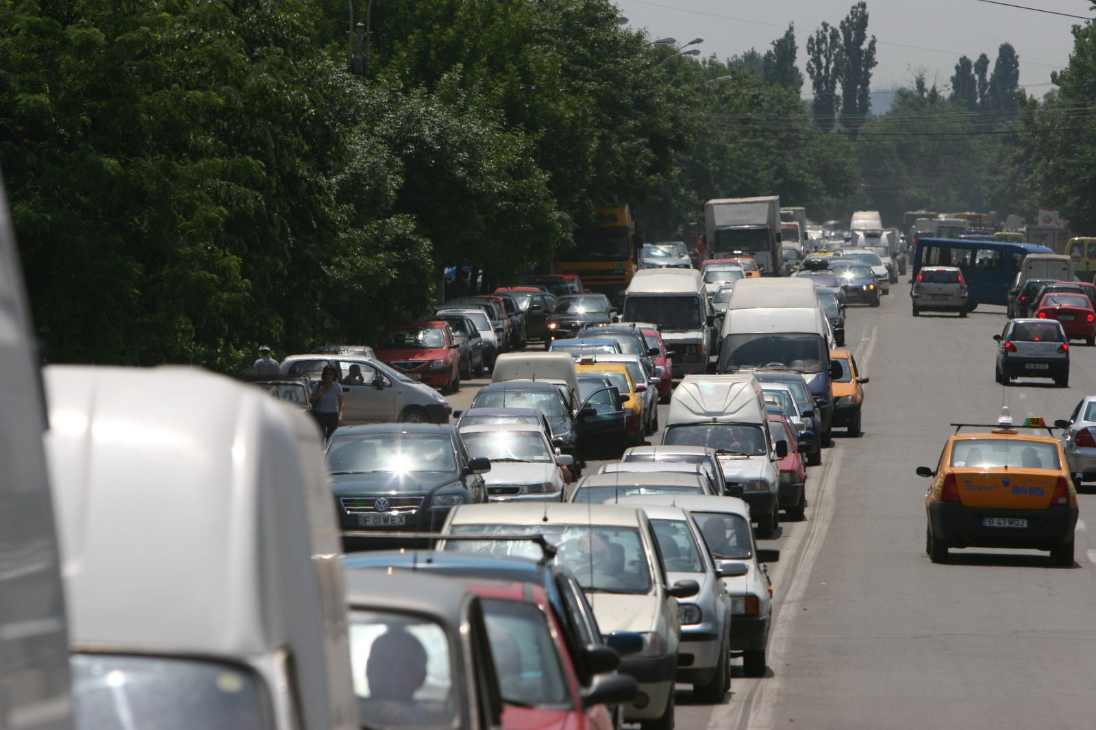 Trafic INFERNAL de la ieșirea de pe A4 până la Eforie