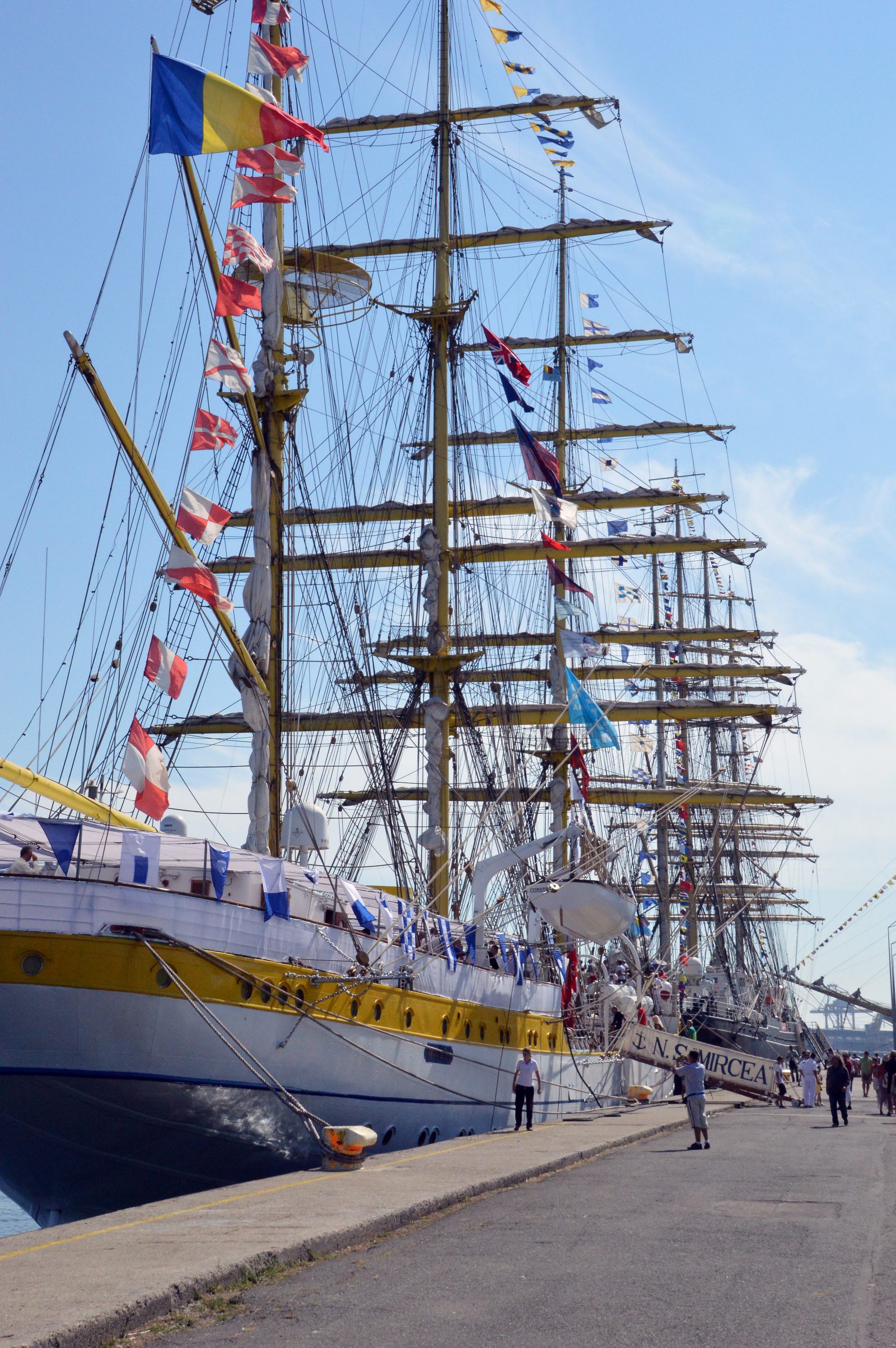 FOTO – Constanța: REGATA MARILOR VELIERE – prima zi